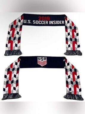 Ruffneck US Soccer Scarf Team USA Insider 2019 FIFA World Cup Red White Blue